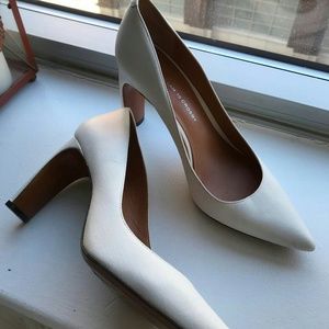 10 Crosby Derek Lam White Pumps